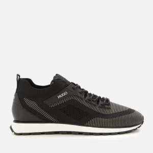 Hugo Boss Icelin Knit Runner Trainers Black Size 8 Men