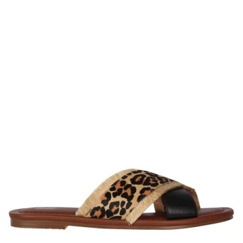 Biba X Sandals - Black/Leo