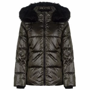 DKNY Short Gloss Jacket - Loden