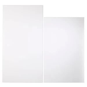 Cooke Lewis Raffello High Gloss White Tall larder door W600mm Set of 2