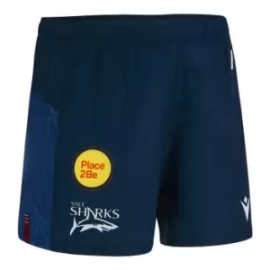 Macron Sale Sharks Rugby Short - Blue