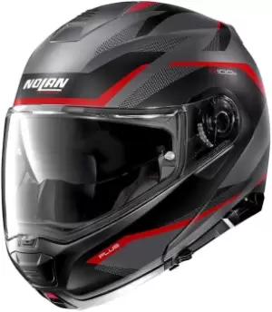 Nolan N100-5 Plus Overland N-Com Helmet, grey-silver, Size 2XL, grey-silver, Size 2XL