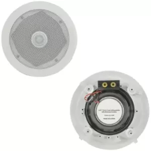 Pair 60W Directional Tweeter Ceiling Speaker 5.25" 8Ohm 2 Way Adjustable HiFi