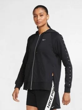 Nike Training Get Fit Full Zip Fleece - Black, Size S, Women