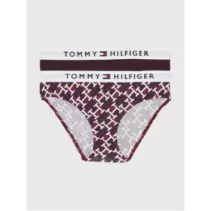 Tommy Hilfiger 2P Bikini Print - Red