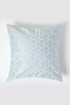 Geometric Jacquard Cushion Cover