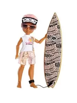 Rainbow High Pacific Coast Fashion Doll - Finn Rosado - Rose Gold Boy