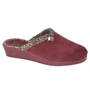 Sleepers Womens/Ladies Jackie Slippers (4 UK) (Burgundy)