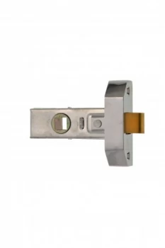 Wickes Rebated Tubular Door Latch - Chrome 63mm