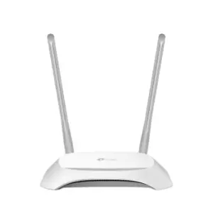 TL-WR850N - WiFi 4 (802.11n) - Single-band (2.4 GHz) - Ethernet LAN - Grey - White - Tabletop Router