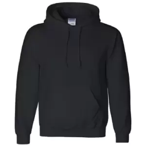 Gildan Heavyweight DryBlend Adult Unisex Hooded Sweatshirt Top / Hoodie (13 Colours) (XL) (Black)