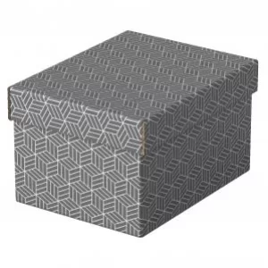 Storage Box Home Size S 3Pcs Grey