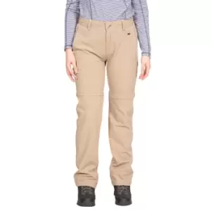 Trespass Womens/Ladies Eadie Convertible Trousers (L) (Wheat)