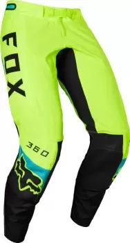 FOX 360 Dier Youth Motocross Pants, yellow, Size 26, yellow, Size 26