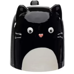 Feline Fine Cat Upside Down Ceramic Mug