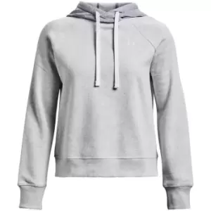 Under Armour Armour Rival Fleece Colour Block Hoodie Womens - Grey