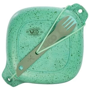 UCO 5 Piece Elements Bamboo Mess Kit Robin Egg Green