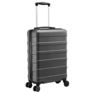 Cabin Max Anode 8 Wheel Hardshell Cabin Integrated USB Charger Graphite Suitcase