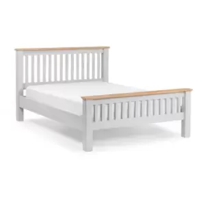 Elise 5ft Kingsize 150 x 200 Bed Elephant Grey High Foot End Bed Frame