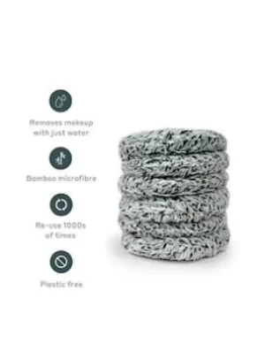 Magnitone WipeOut Swipes Bamboo Microfibre Reusable Makeup Remover Pads (6 Pack), One Colour, Women