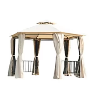 OutSunny Gazebo 84C-052CF Beige 2800 x 2000 x 2000 mm