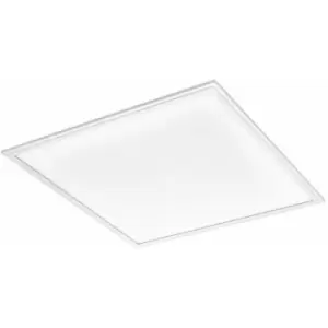 Loops - Flush Ceiling Panel Light 6205mm White Sqaure Tile 40W Built in LED 4000K