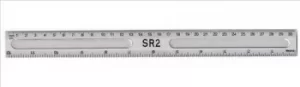 Plastic Ruler Clear 30cm Single