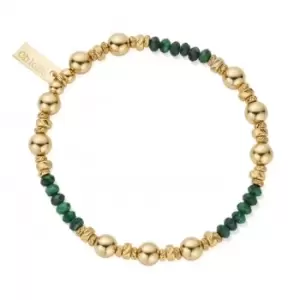 Gold Sparkle Malachite Bracelet GBMSR