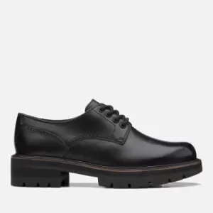 Clarks Womens Orianna Derby Leather Shoes - UK 4