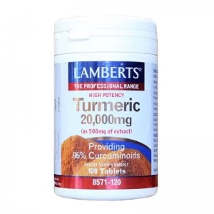 Lamberts High Potency Turmeric 20 000mg 120 Tablets