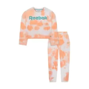 Reebok Crop Tracksuit Child Girls - Pink