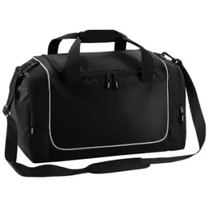 Quadra Teamwear Locker Duffle Bag (30 Litres) (One Size) (Black/Light Grey)