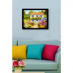 SC1061 Multicolor Decorative Framed MDF Painting