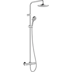 Hansgrohe Vernis Blend EcoSmart Thermostatic Bar Diverter Mixer Shower in Chrome Brass