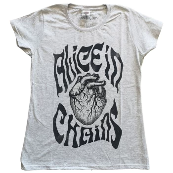 Alice In Chains - Transplant Womens Small T-Shirt - grey