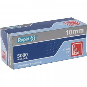 Rapid Type 53 Galvanised Staples 10mm Pack of 5000