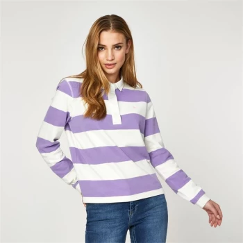 Jack Wills Criggan Rugby Shirt - Purple