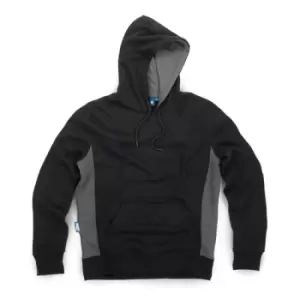 Tough Grit 2-Tone Hoodie Black / Charcoal - XL