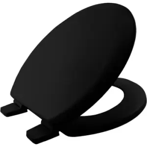 Bemis Chicago Statite Moulded Wood Toilet Seat - Black