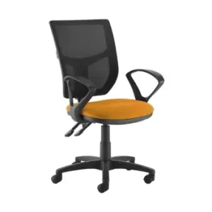 Dams MTO Altino 2 Lever High Mesh Back Operators Chair with Fixed Arms - Costa B