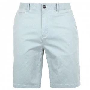 Howick Oakley Slim Chino Shorts - Aqua