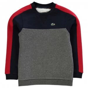 Lacoste Colour Block Jumper - Nvy Blu/Red