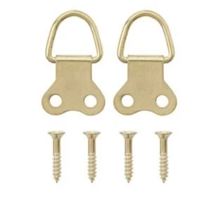 BQ Brass Effect Picture Hook Pack of 4