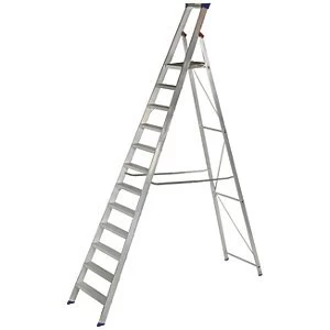 Werner MasterTrade 12 Tread Aluminium Platform Stepladder