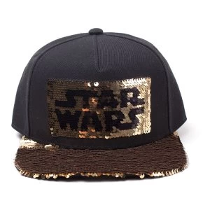 Star Wars - Logo Unisex Snapback Cap - Black/Gold