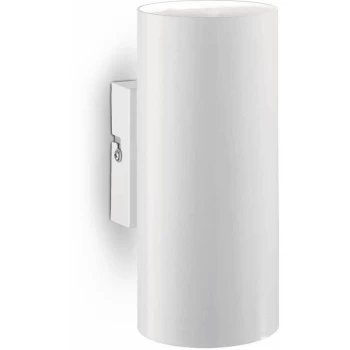 Ideal Lux Hot - 2 Light Up & Down Wall Light White, GU10