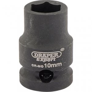 Draper Expert 3/8" Drive Hi-Torq Hexagon Impact Socket Metric 3/8" 10mm