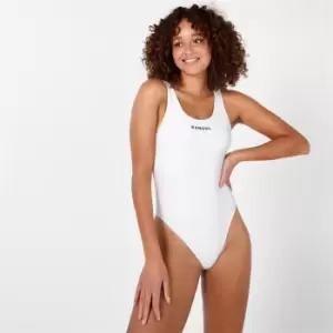 Kangol Logo Swimsuit Womens - White