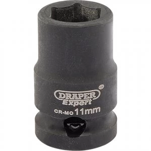 Draper Expert 3/8" Drive Hi-Torq Hexagon Impact Socket Metric 3/8" 11mm