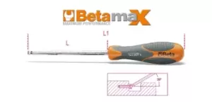 Beta Tools 1293BP Beta MAX Ball End Hexagon Driver 2mm 012930501